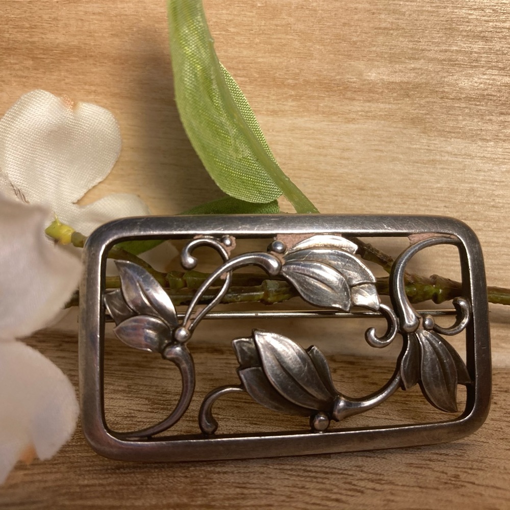 Georg Jensen Sterling Silver Brooch
